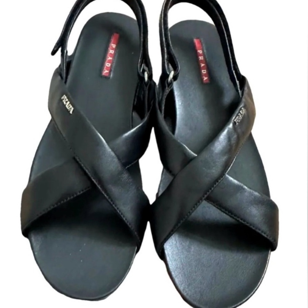 Prada Women's Black Sandals
